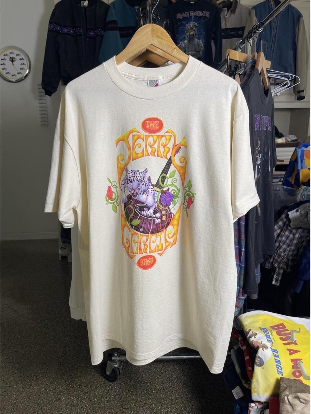 Vintage 1993 Jerry Garcia Band Grateful Dead Tiger Shirt XL